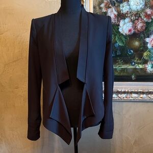 BCBGMaxAzria Black Draped Blazer